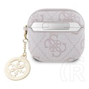 CG Mobile guess script charms apple airpods 4 szilikon tok (textil minta, telefondísz) rózsaszín