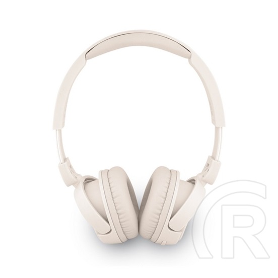 CG Mobile guess script metal logo bluetooth fejhallgató sztereo (v5.3, mikrofon, ipx4 vízálló) bézs