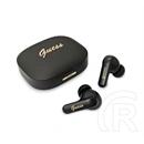 CG Mobile guess script metal logo bluetooth fülhallgató sztereo (v5.4, tws, mikrofon, fordító funkicó + töltőtok) fekete