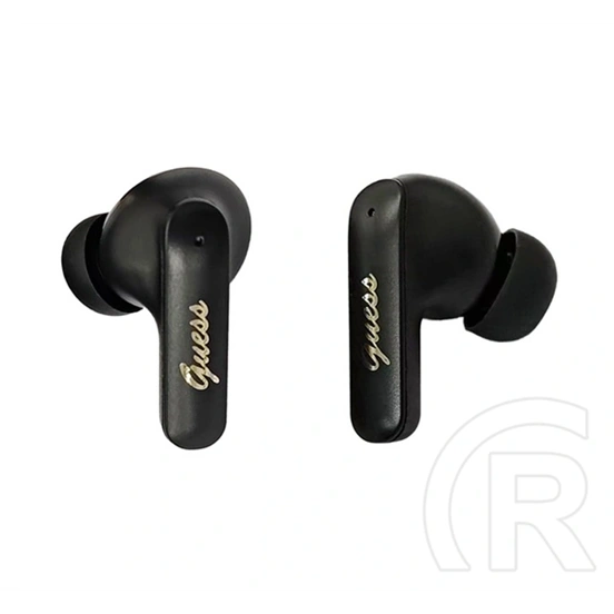 CG Mobile guess script metal logo bluetooth fülhallgató sztereo (v5.4, tws, mikrofon, fordító funkicó + töltőtok) fekete
