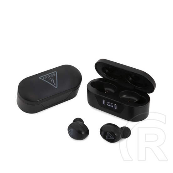 CG Mobile guess triangle bluetooth fülhallgató sztereo (v5.0, tws, mikrofon, zajszűrő, ipx5 vízálló + töltőtok) fekete