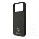 CG Mobile iPhone 18 Pro Max guess 4g small classic logo magsafe szilikon védő (ütésálló, bőr hatású, magsafe) fekete