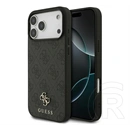 CG Mobile iPhone 18 Pro Max guess 4g small classic logo magsafe szilikon védő (ütésálló, bőr hatású, magsafe) fekete