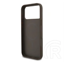 CG Mobile iPhone 18 Pro Max guess 4g small classic logo magsafe szilikon védő (ütésálló, bőr hatású, magsafe) sötétbarna