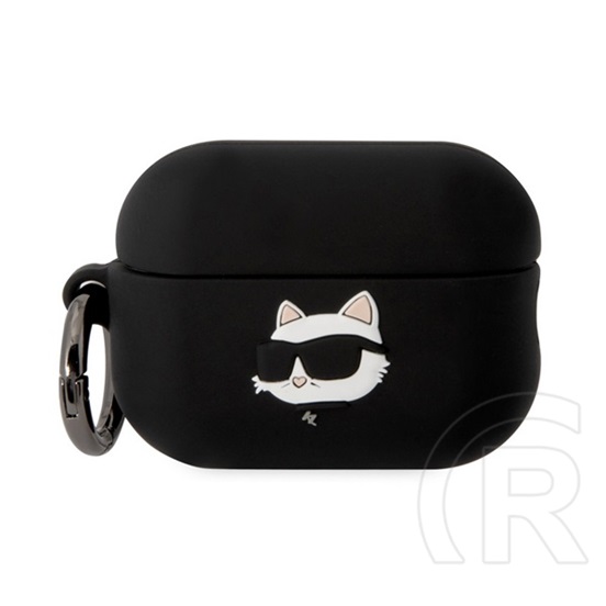 CG Mobile karl lagerfeld 3d logo nft choupette head szilikon tok (karabíner) fekete Apple airpods pro 2