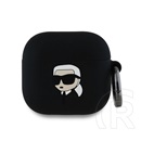 CG Mobile karl lagerfeld 3d logo nft karl head szilikon tok (karabíner) fekete Apple airpods 4