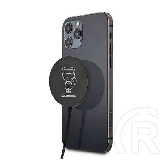 CG Mobile karl lagerfeld asztali töltő (15w, wireless, magsafe, 100cm) fekete