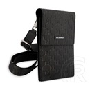 CG Mobile karl lagerfeld saffiano monogram kézitáska álló (univerzális, bőr hatású, vállpánt) fekete