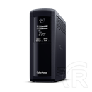 CYBERPOWER VP1600ELCD szünetmentes tápegység (1600VA/960W, Line-interaktiv, 5x Schuko aljzat, USB, soros, 1,5 m)