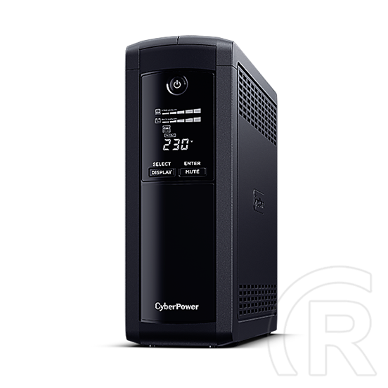 CYBERPOWER VP1600ELCD szünetmentes tápegység (1600VA/960W, Line-interaktiv, 5x Schuko aljzat, USB, soros, 1,5 m)