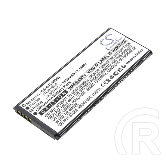 Cameron Sino Alcatel akku 1850mah li-ion (3,85V, tli019da kompatibilis, fekete)