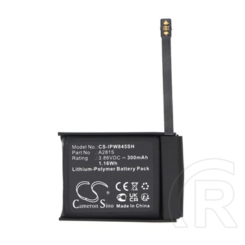 Cameron Sino Apple Watch Series 8 45mm li-polymer akku (3,86v / 300mah, apple a2815 kompatibilis) fekete