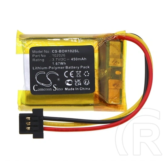 Cameron Sino Bang & Olufsen 102026 akku 450mah li-polimer (3,7V, vezetékmentes headset, fekete)