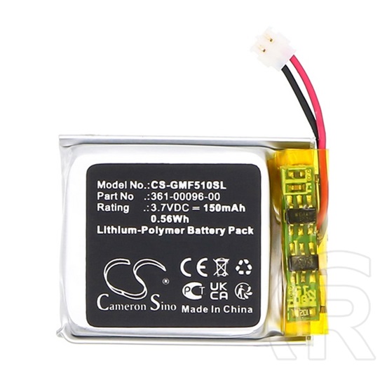 Cameron Sino Garmin Fenix 5S  li-polymer akku (3.7v / 150mah, garmin 361-00096-00 kompatibilis) fekete