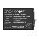 Cameron Sino Honor Magic5 Lite 5G li-polymer akku (3,87v / 5000mah, honor hb506492efw kompatibilis) fekete
