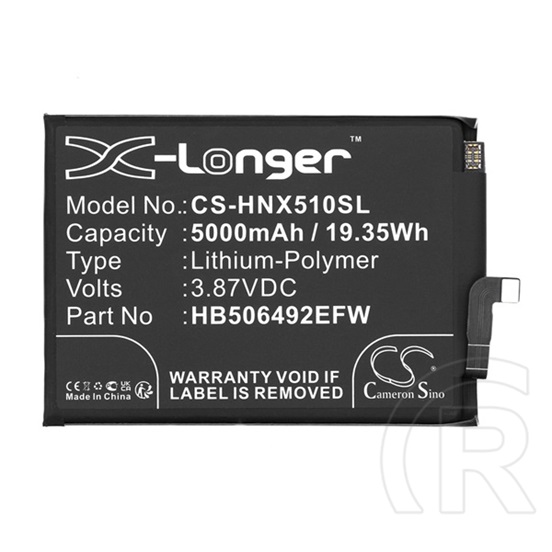 Cameron Sino Honor Magic5 Lite 5G li-polymer akku (3,87v / 5000mah, honor hb506492efw kompatibilis) fekete
