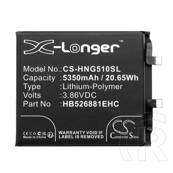Cameron Sino Honor Magic5 Pro 5G li-polymer akku (3,86v / 5350mah, Honor hb526881ehc kompatibilis) fekete