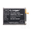 Cameron Sino Samsung Galaxy A14 5G (SM-A146) li-polymer akku (3,85v / 4900mah, samsung eb-ba146aby kompatibilis) fekete