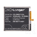 Cameron Sino Samsung Galaxy S23 FE (SM-S711) li-polymer akku (3,88v / 4350mah, samsung eb-bs711aby kompatibilis) fekete