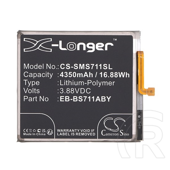 Cameron Sino Samsung Galaxy S23 FE (SM-S711) li-polymer akku (3,88v / 4350mah, samsung eb-bs711aby kompatibilis) fekete
