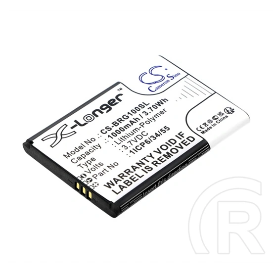 Cameron Sino akku 1000mah li-polymer (Brondi 1ICP6/34/55 kompatibilis, fekete)