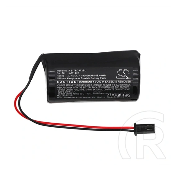 Cameron Sino akku 19000mAh Li-MnO2 (3,6V, Itron Corus A111472 kompatibilis, fekete)
