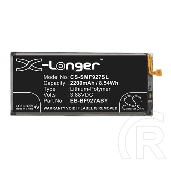 Cameron Sino akku 2200mAh li-polimer (Samsung EB-BF927ABY kompatibilis, fekete)