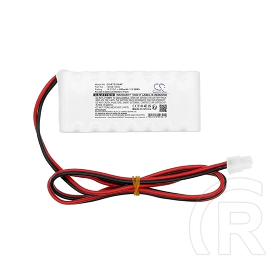 Cameron Sino akku 800mah Ni-Cd (19,2V, RECORD 102-130814108B kompatibilis, fehér)