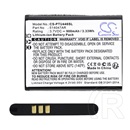Cameron Sino li-ion akku (3,7v/900mah, panasonic 514047ar kompatibilis) fekete