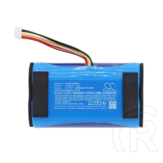Cameron Sino li-ion akku (3.7v / 9000mah, eufy lgm50lt-1s2p kompatibilis) kék