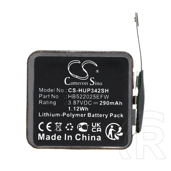 Cameron Sino okosóra akku 290mah li-polimer (Huawei HB522025EFW kompatibilis, fekete)