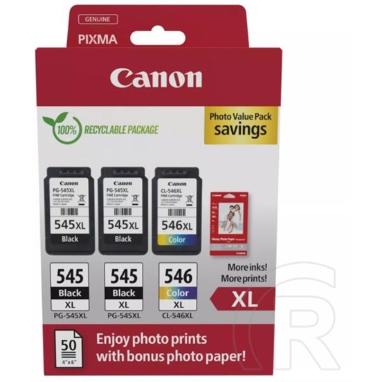 Canon PG-545 XL/CL-546XL Photo Value Pack