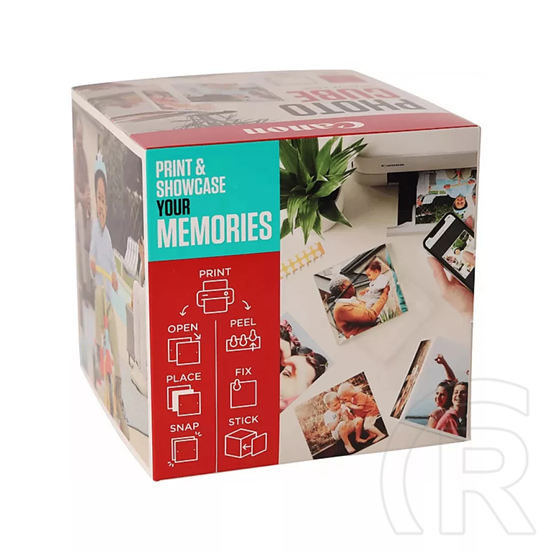 Canon PP-201 papír (Glossy, 130x130 mm, 40 lap, pink)