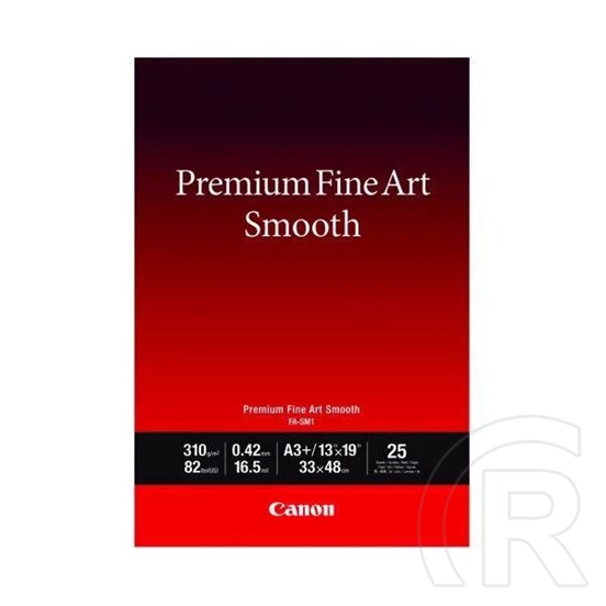 Canon Premium Fine Art Smooth FA-SM2 papír (Smooth, A3 Plus, 330.2 x 482.6 mm, 25 lap)