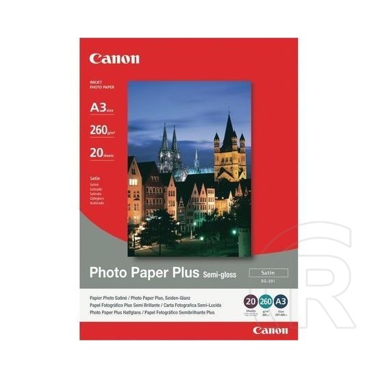 Canon papír SG-201 (20 lap, 260 G, A3+, semi gloss)