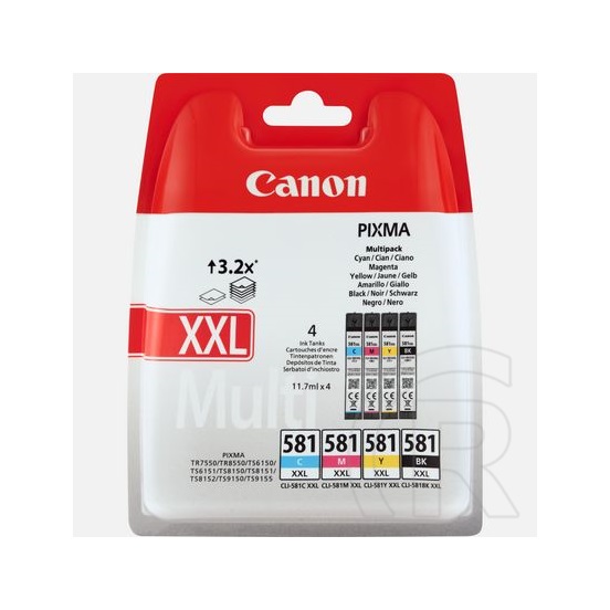 Canon patron CLI-581XXL (multipack, C/M/Y/BK )