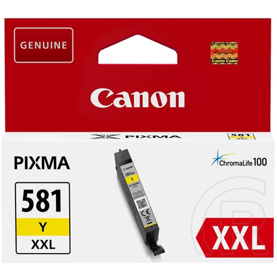Canon patron CLI-581XXL (sárga)