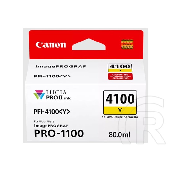 Canon patron PFI-4100 Y (sárga)