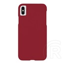 Case-mate BARELY THERE Apple iPhone X 5.8 műanyag telefonvédő (ultrakönnyű) BORDÓ