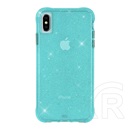 Case-mate SHEER Apple iPhone XS Max 6.5 szilikon védő (közepesen ütésálló, légpárnás keret, csillámporos) világoskék