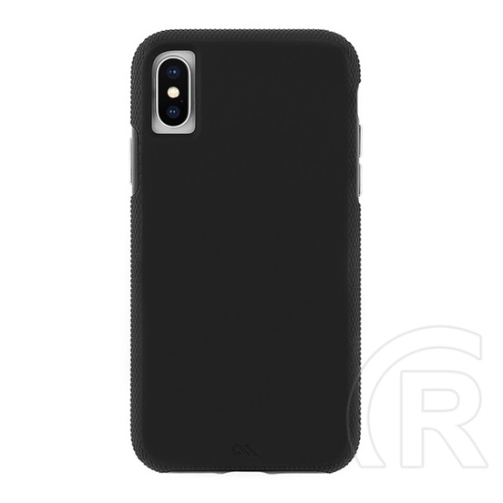 Case-mate TOUGH GRIP műanyag védő ( Apple iPhone XS Max 6.5 szilikon belső, ütésálló, csúszásgátló keret) fekete