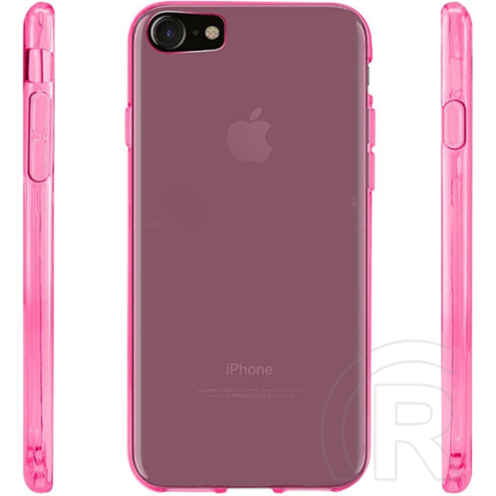 Cellect Apple iPhone 7 vékony szilikon hátlap (pink)