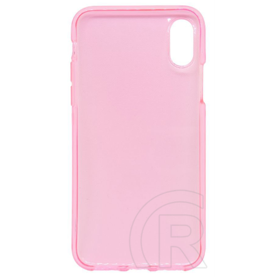 Cellect Apple iPhone XS Max vékony szilikon hátlap (pink)