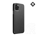 Cellularline ELITE Apple iPhone 12 Pro Max műanyag telefonvédő (mikrofiber belső, valódi bőr hátlap) fekete