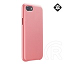 Cellularline ELITE Apple iPhone SE (2022) műanyag telefonvédő (mikrofiber belső, valódi bőr hátlap) narancs