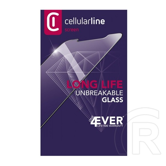 Cellularline LONG LIFE Apple iPhone 13 Pro Max képernyővédő üveg (3D full cover, íves, extra karcálló, ultravékony, 0.2