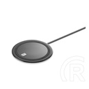 Cellularline asztali töltő (10w, gyorstöltés támogatás, qi wireless vezeték nélküli töltés) fekete