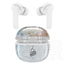 Cellularline bluetooth fülhallgató sztereo (v5.0, tws, mini, mikrofon, aktív zajszűrő, színes minta + töltőtok) fehér