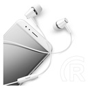 Cellularline in ear fülhallgató sztereo (3.5mm jack, mikrofon, felvevő gomb, zajszűrő) fehér