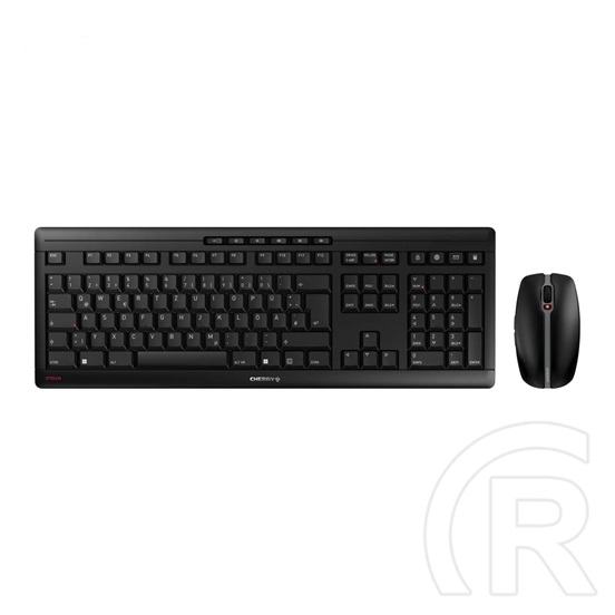 Cherry Stream Wireless Billentyűzet + egér (US, USB, fekete)